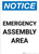 Notice: Emergency Assembly Area Portrait