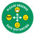 Please Observe Safe Distancing with Facemask Emojis - Green - Floor Sign
