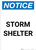 Notice: Storm Shelter Portrait