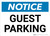 Notice: Guest Parking Landscape