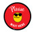 Please Wait Here with Sunglasses Emoji - Red - Floor Sign