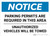 Notice: Parking Permits Are Required In This Area - Unauthorized Vehicles Will Be Towed Landscape