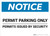 Notice: Permit Parking Only - Permits Issued By Security Landscape
