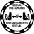 Social Distancing - Bilingual - Casino Black - Floor Sign