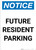 Notice: Future Resident Parking Portrait