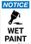 Notice: Wet Paint with Icon Portrait