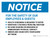Notice: Employees & Guests Precautions Landscape - Wall Sign