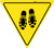Shoe Print Down Yield - Floor Sign