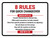 8 Rules For Quick Changeover Landscape - Wall Sign