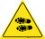 Shoe Print Left Triangle - Floor Sign
