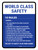 World Class Safety (Ten Rules) Portrait - Wall Sign