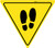 Shoe Print Up Yield v2 - Floor Sign