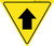 Up Arrow Yield - Floor Sign