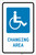 ADA Accessible Changing Area with Icon Portrait - Label