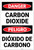 Danger: Carbon Dioxide Bilingual Spanish - Label