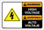 Warning: High Voltage Bilingual Spanish - Label