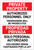 Private Property: Authorized Personnel Only Bilingual Spanish - Label