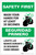 Safety First: Wash Your Hands For At Least 20 Seconds Bilingual with Icon Portrait - Label