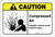 Caution: Compressed Air - Improper Release Could Result in Injury ANSI Landscape - Label