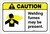 Caution: Welding Fumes May Be Present ANSI Landscape - Label