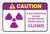 Caution: X Ray Radiation Landscape - Label