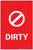 Dirty with Icon Portrait- Label