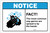 Notice: FACT Hands Spread Germs ANSI Landscape - Label
