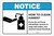 Notice: How To Clean Hands ANSI Landscape - Label