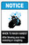 Notice: Wash Hands After Sneezing ANSI Portrait - Label
