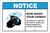 Notice: Use Plenty Of Soap and Hot Water to Wash Your Hands ANSI Landscape - Label