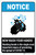 Notice: Washing Hands is the Single Most Important Means of Preventing Spread ANSI Portrait - Label
