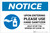 Notice: Upon Entering Please Use Hand Sanitizer - Help Stop the Spread of Covid-19 Landscape - Label