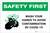 Safety First: Wash Your Hands to Avoid COVID-19 Landscape - Label