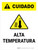 Caution: High Temperature Spanish Portrait - Wall Sign