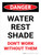 Danger: Water Rest Shade Don't Work Without Them Portrait - Wall Sign