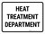 Heat Treatment Department Landscape - Wall Sign