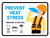 Prevent Heat Stress Three Ways Landscape - Wall Sign