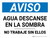 Notice: Water Rest Shade Don't Work Without Them Spanish Landscape - Wall Sign