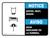 Notice: Water Rest Shade Bilingual Landscape - Wall Sign