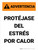 Warning: Protect Yourself From Heat Stress Spanish Portrait - Wall Sign