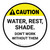 Caution: Water Rest Shade Don't Work Without Them Round - Floor Sign