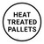 Heat Treated Pallets Round - Floor Sign
