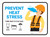 Prevent Heat Stress Three ways Rectangular - Floor Sign