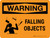 Warning: Falling Objects Landscape - Wall Sign