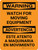 Warning: Watch For Moving Equipment Bilingual Portrait - Wall Sign