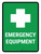Emergency Equipment Portrait - Wall Sign