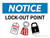 Notice: Lock-Out Point Landscape - Wall Sign