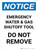 Notice: Emergency Water And Gas Shutoff Tool Portrait - Wall Sign