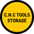 C.N.C Tools Storage Circular - Floor Sign