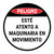 Danger: Spanish Watch Out For Moving Equipment Circular - Floor Sign